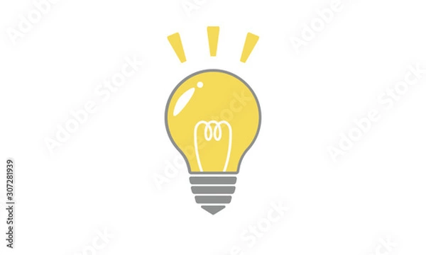Obraz ひらめく　電球　アイデア