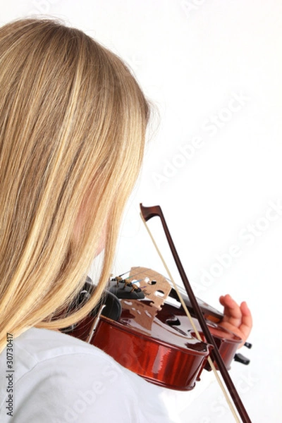 Obraz musizierendes Mädchen