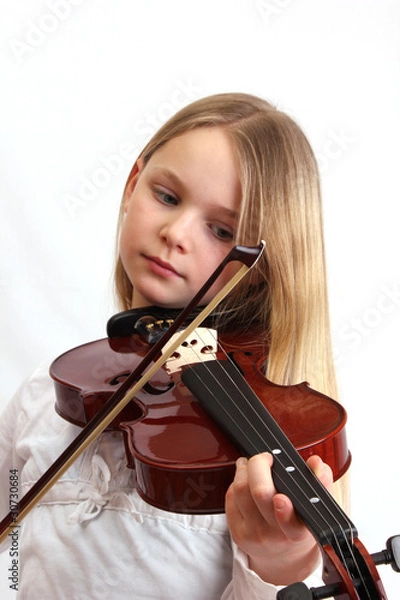 Obraz musizierendes Mädchen