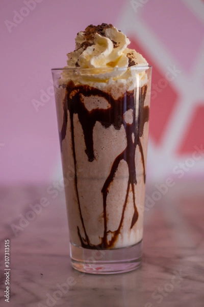 Fototapeta Caramel Thickshake