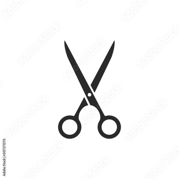 Obraz Scissors Icon Vector Illustration