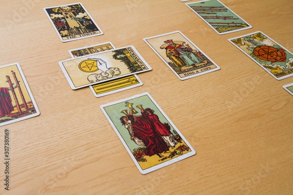 Obraz Tarot cards spread