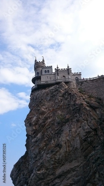 Fototapeta Monument of architecture on the mountain