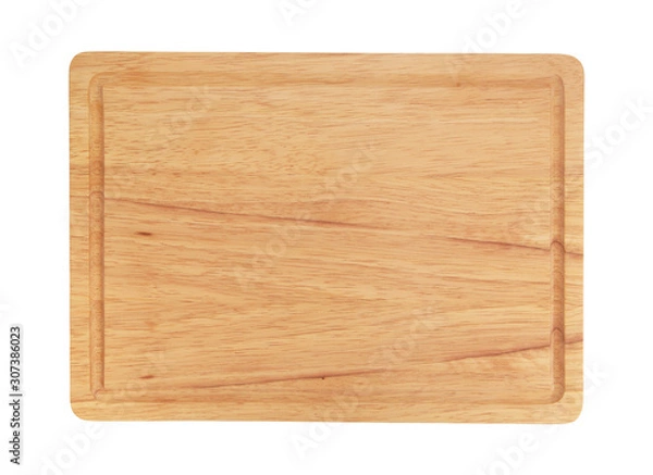 Obraz Cutting board isolated on white background