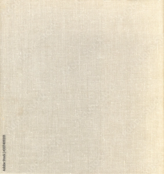 Obraz Textile texture. Old book cover. Rough canvas surface. Blank retro page. Empty place for text. Perfect for background and vintage style design.