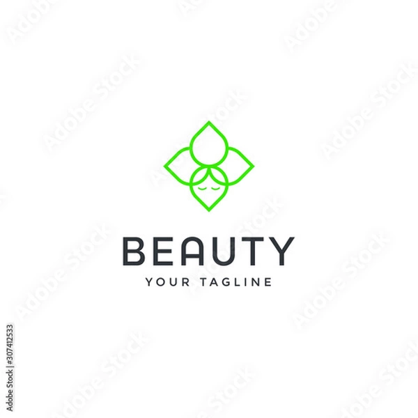 Obraz beauty logo template vector design