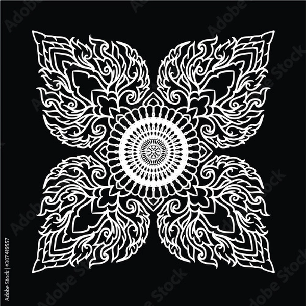 Obraz abstract background with ornament