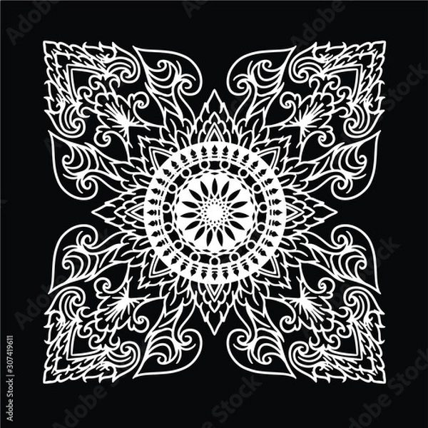 Obraz abstract background with ornament