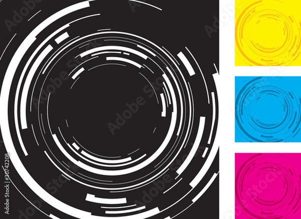 Fototapeta abstract camera lens background