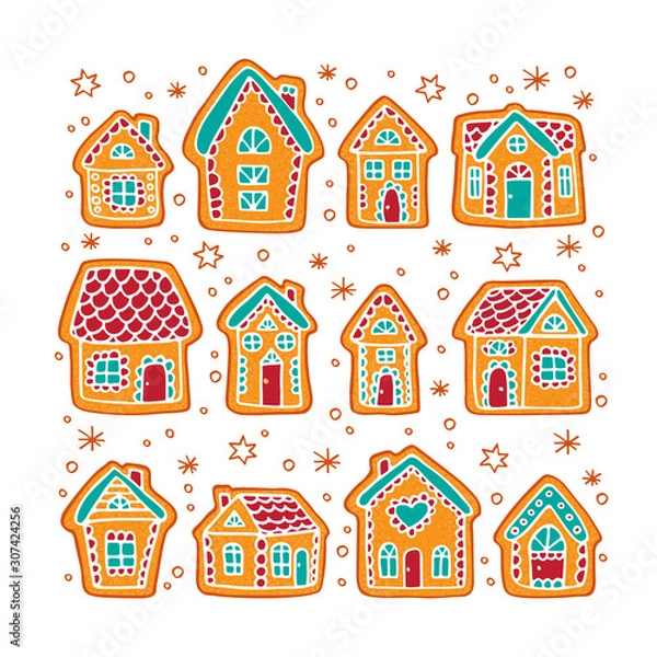 Obraz gingerbread house-08