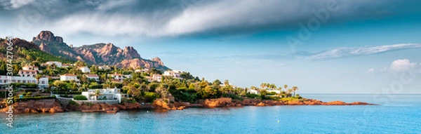 Obraz Massif de l'Esterel, Var, Prowansja Francja.