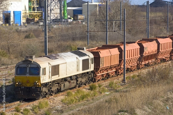 Obraz pociąg górniczy