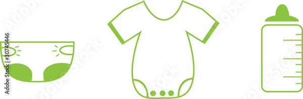 Obraz Baby Items