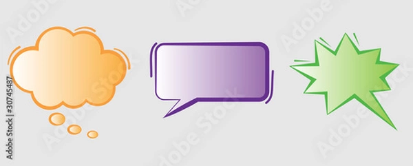 Obraz Speech Bubbles