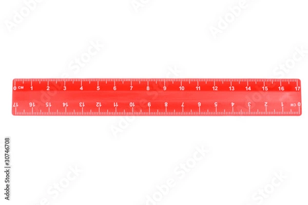 Obraz plastikowa linijka