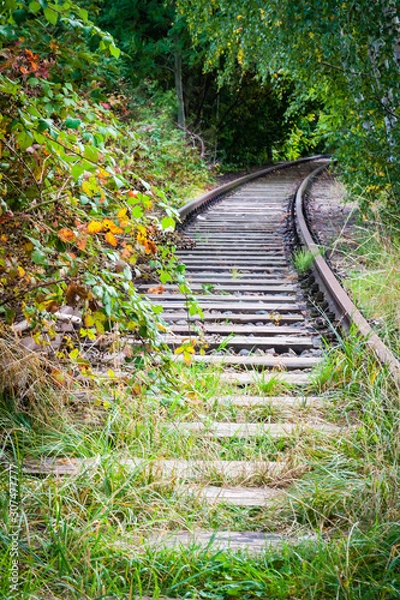 Obraz Alte Eisenbahnschienen
