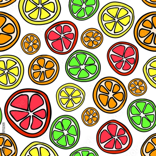 Obraz Цитрусовый паттерн