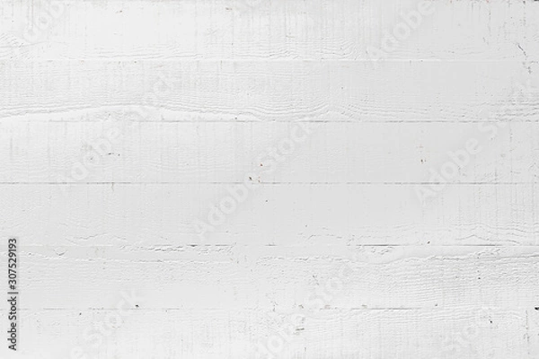Obraz White Painted Wood Texture Background