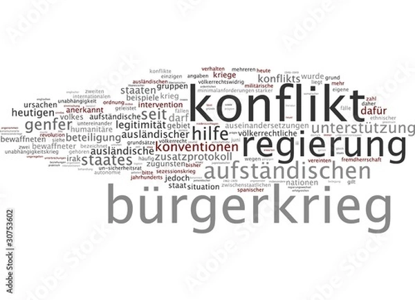 Fototapeta Bürgerkrieg