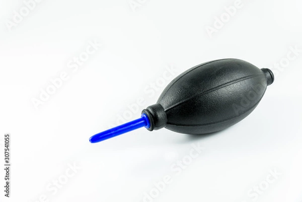 Obraz Blower for camera and lens isolated on white background