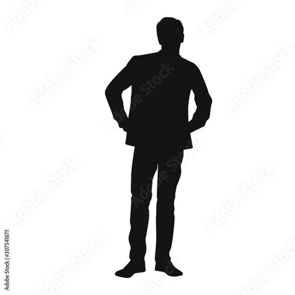 Fototapeta Man Silhouette