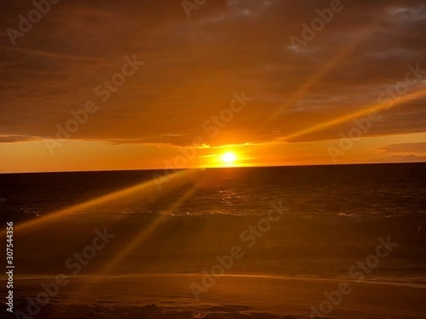 Obraz sunset over the sea