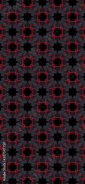 Fototapeta Repetitive geometric pattern.  Abstract wallpaper.
