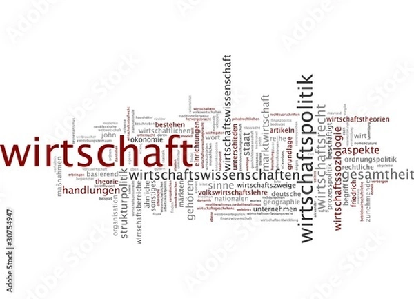 Fototapeta Wirtschaft
