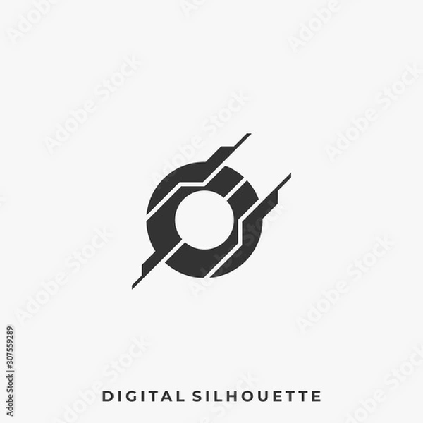 Obraz Circle Technology Illustration Vector Template
