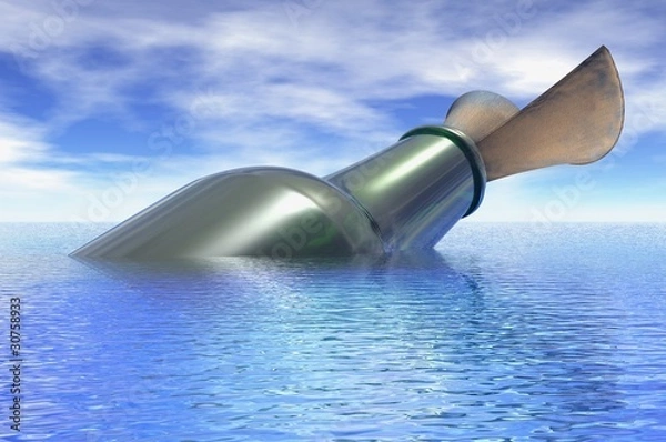 Obraz bottle message