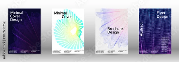 Obraz Cover design template set 