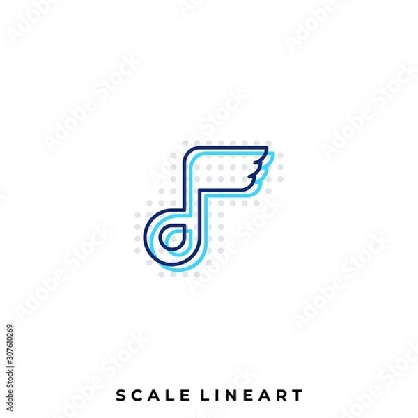 Obraz Abstract Scale Illustration Vector Template