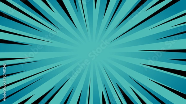 Fototapeta Comics colorfull toons background with copy space for text and messages. Vector backdrop illustrations with division.