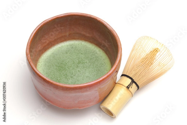 Fototapeta 抹茶と茶筅