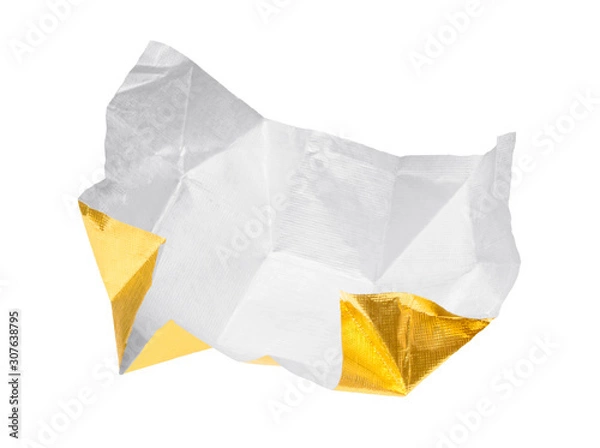 Obraz Candy wrapper isolated on white background