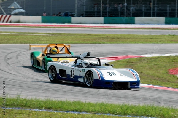 Fototapeta racing cars