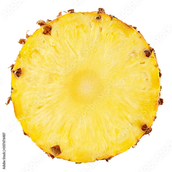 Obraz Pineapple in a cut Isolated on a white background