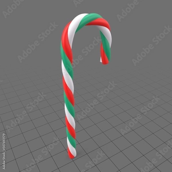 Obraz Striped candy cane