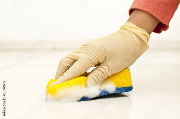 Obraz fußboden reinigen