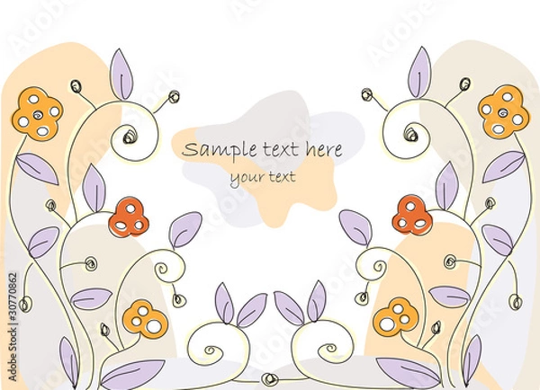 Obraz Spring floral background