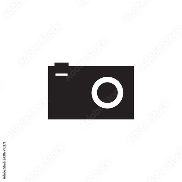 Fototapeta Compact Camera icon vector isolated on background. Trendy photography symbol. Pixel perfect. illustration EPS 10. - Vector.