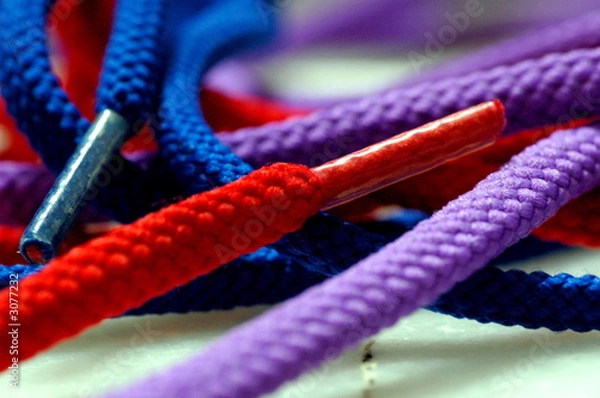 Fototapeta colorful laces