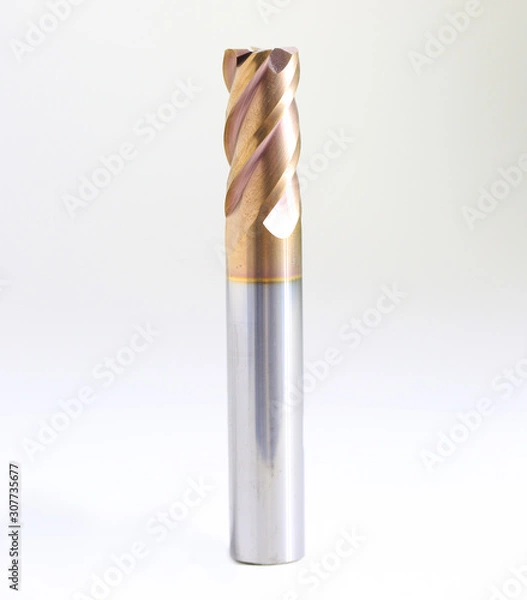 Obraz solid carbide end mill cutter 4 flutes