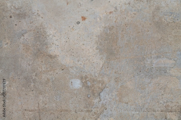 Fototapeta Concrete wall white and gray color for background. Old grunge textures with scratches and cracks. White and gray painted cement wall texture.