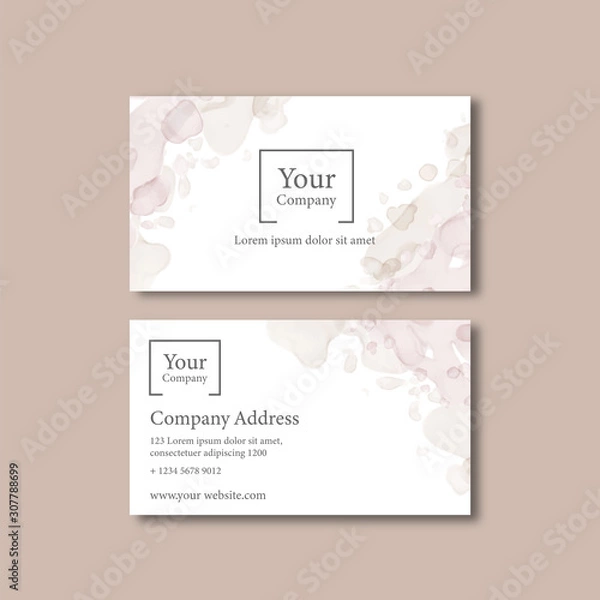 Obraz Abstract business card template