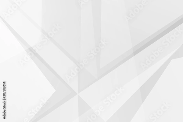 Fototapeta Abstract white and grey on light silver background modern design. Vector illustration EPS 10.