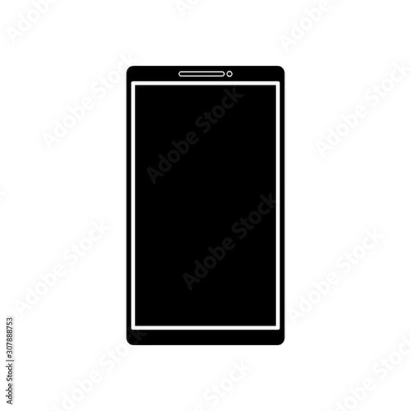 Fototapeta Smartphone design, Digital technology communication social media internet web and wireless theme Vector illustration