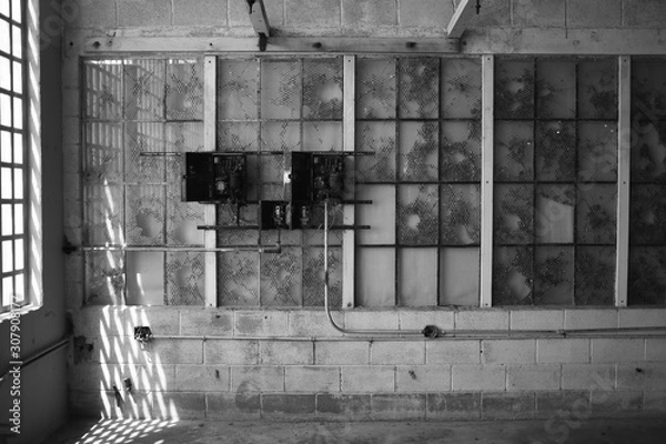 Obraz abandoned factory interior