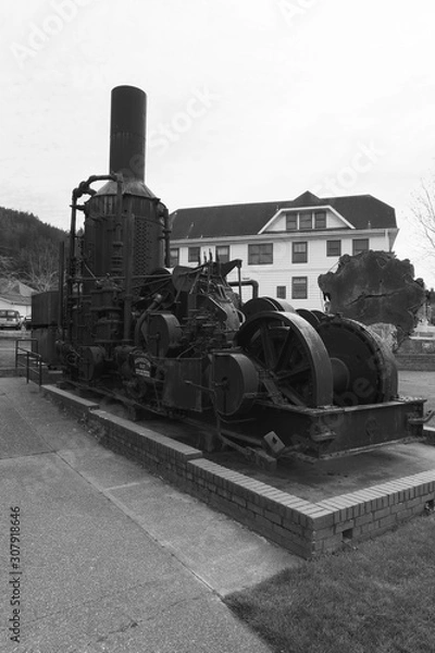 Obraz old steam train