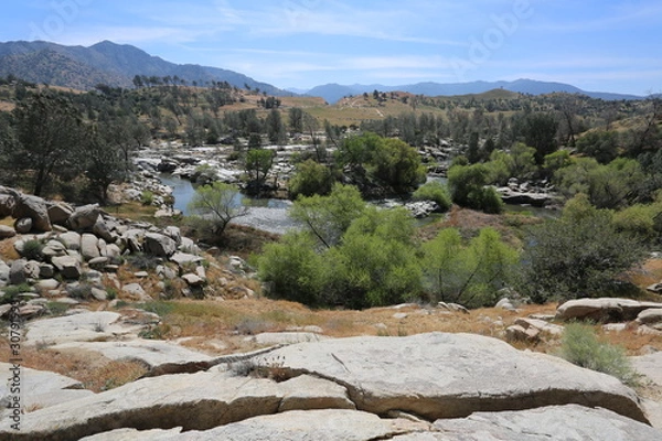 Obraz river in the mountains